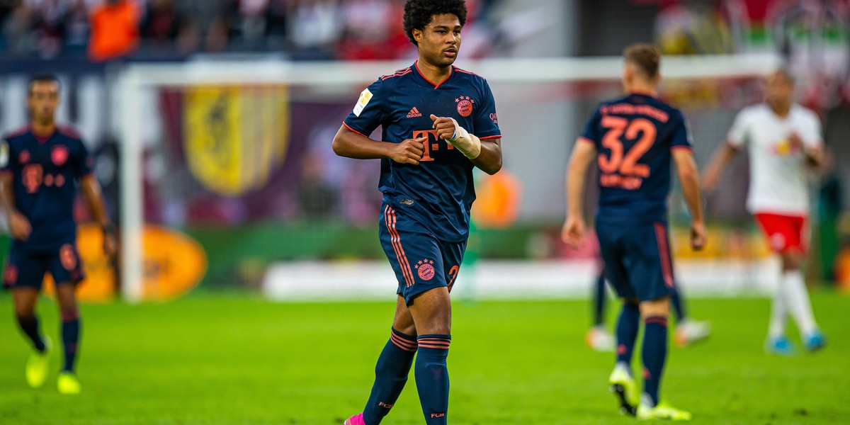 Serge Gnabry w meczu Bayernu