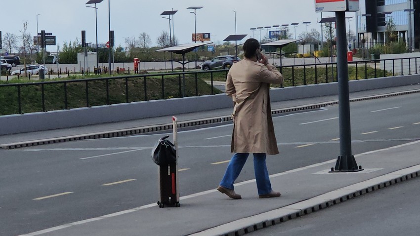 Dragi Gudelj na aerodromu