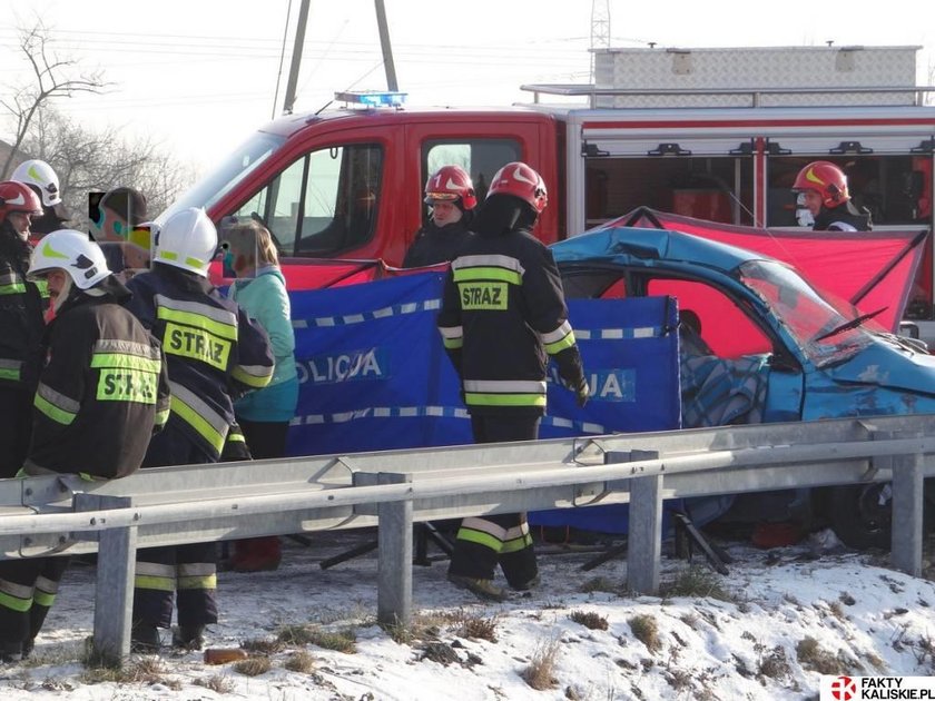 Tragiczny wypadek. Żona zginęła, mąż w ciężkim stanie