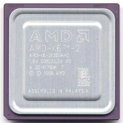 Procesr AMD K6-2 - pierwszy CPU ze wsparciem dla 3DNow!