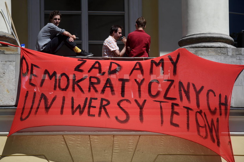 Protest przeciwko Ustawie 2.0 Jaroslawa Gowina