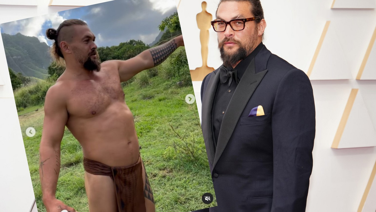 Jason Momoa pokazał, jak szykuje się do nowej roli. Sporo odsłonił! ZDJĘCIA