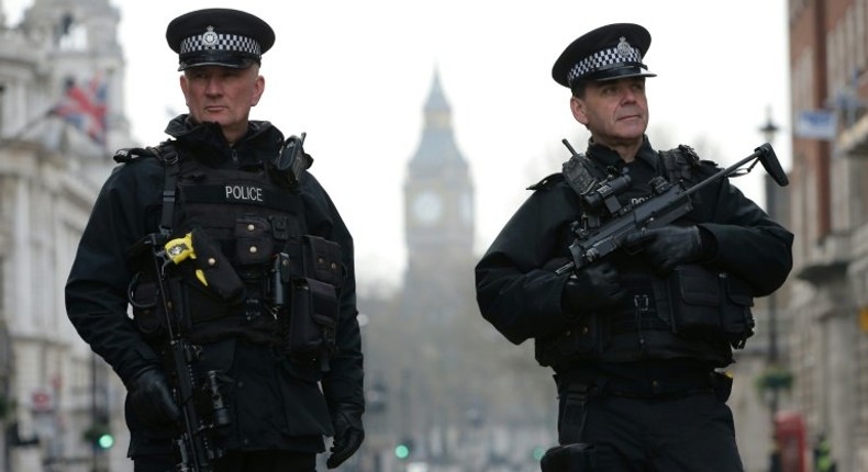 British police have tightened security near the Houses of Parliament after a terror attack in Westminster on March 22