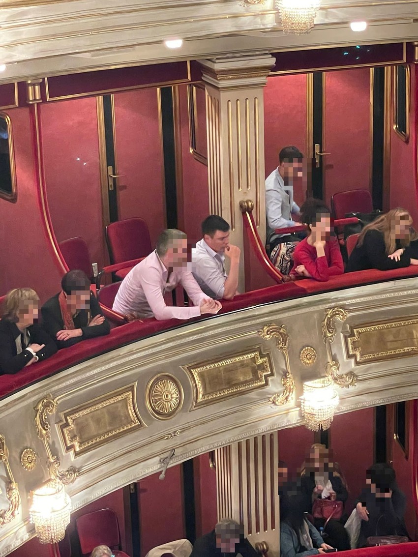 Vuk Kostić na premijeri predstave "Urnebesna tragedija"