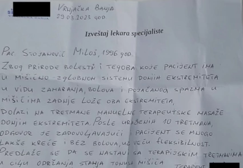 mišljenje terapeuta