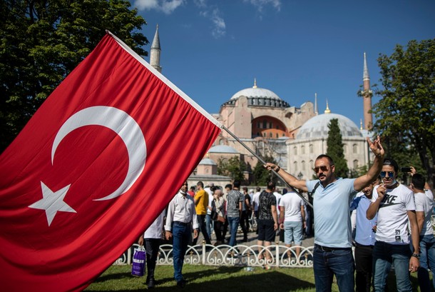 Hagia Sophia Stambuł Erdgoan Turcja