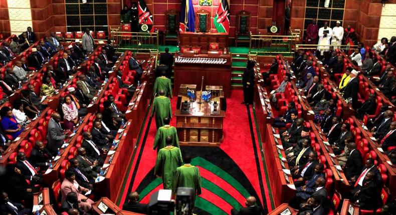 Kenyan parliament during a past session