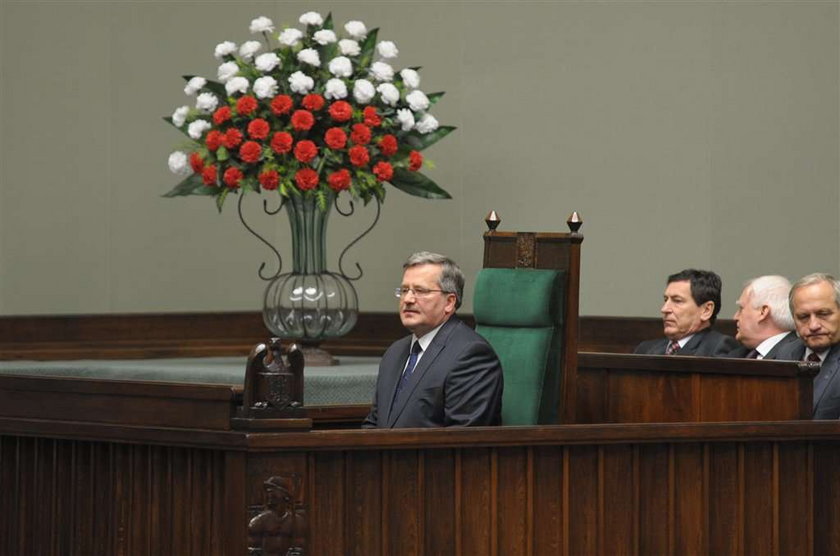 Zadyma przed Sejmem. Bo jest pierwsze posiedzenie