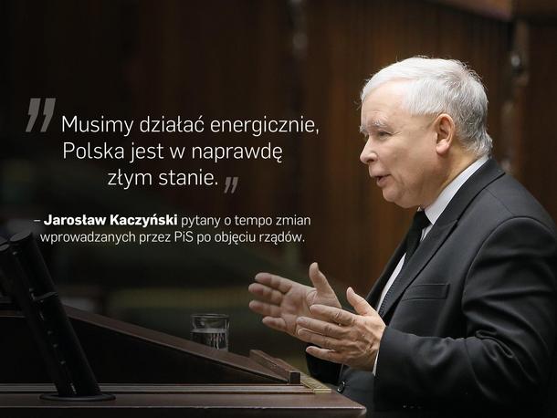 Cytaty tygodnia polityka PiS Jarosław Kaczyński