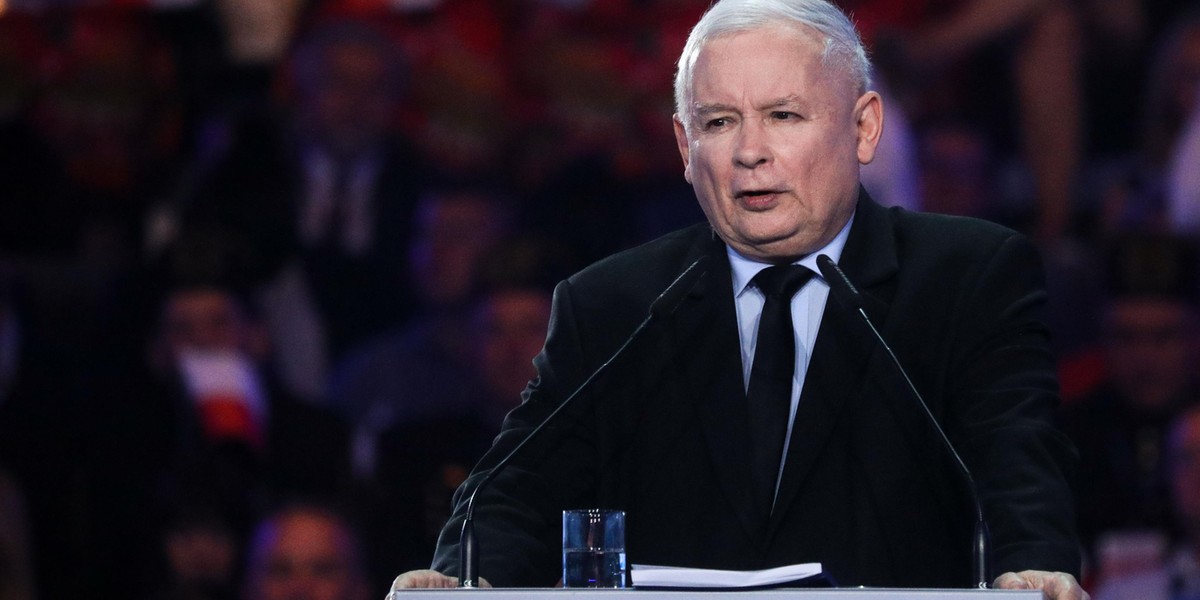 Prezes PiS Jarosław Kaczyński