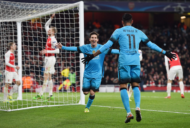 Liga Mistrzów: Messi załatwił Arsenal. Barcelona wygrała w Londynie 2:0. WIDEO