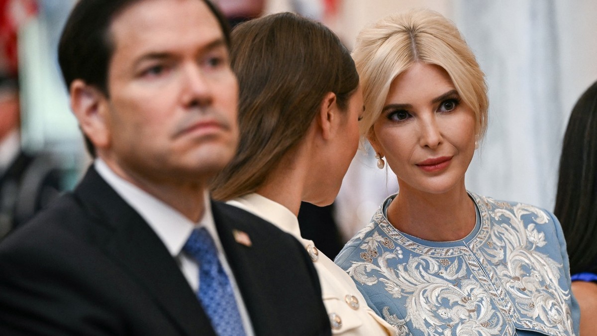 Državni sekretar SAD Marko Rubio, Arabela Kušner i Ivanka Tramp