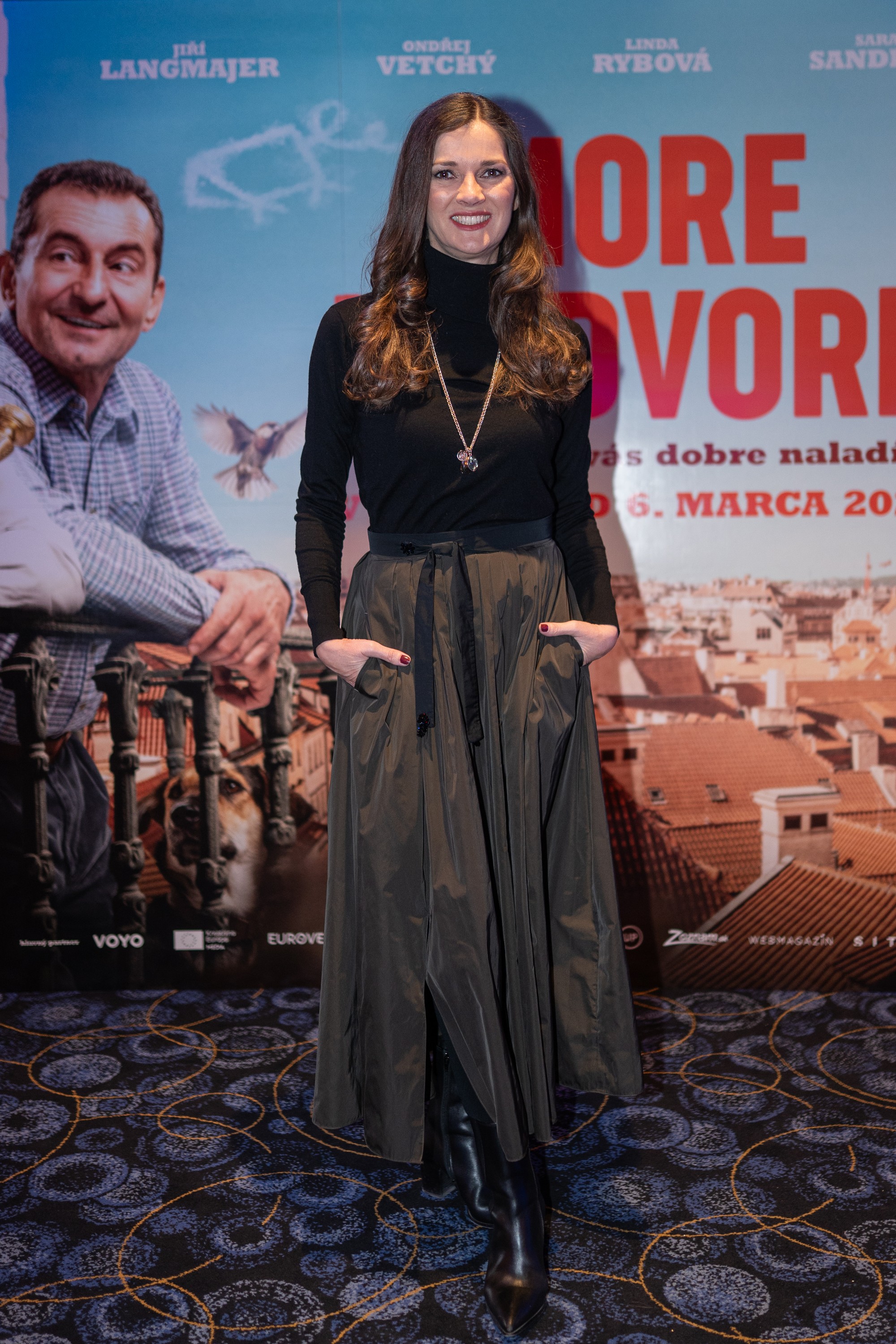 Hana Rapantová na premiére filmu More na dvore.