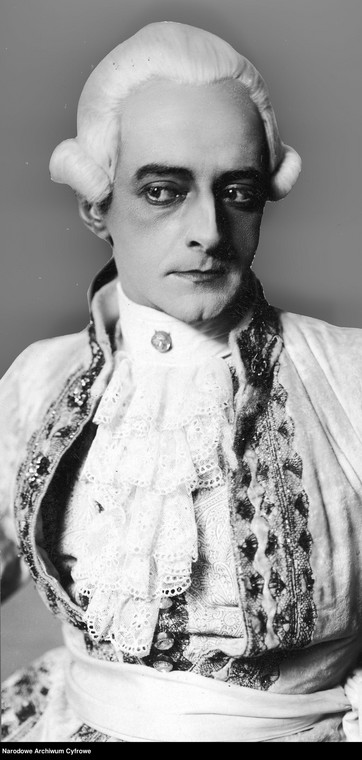 Józef Węgrzyn jako Casanova w 1930 r.