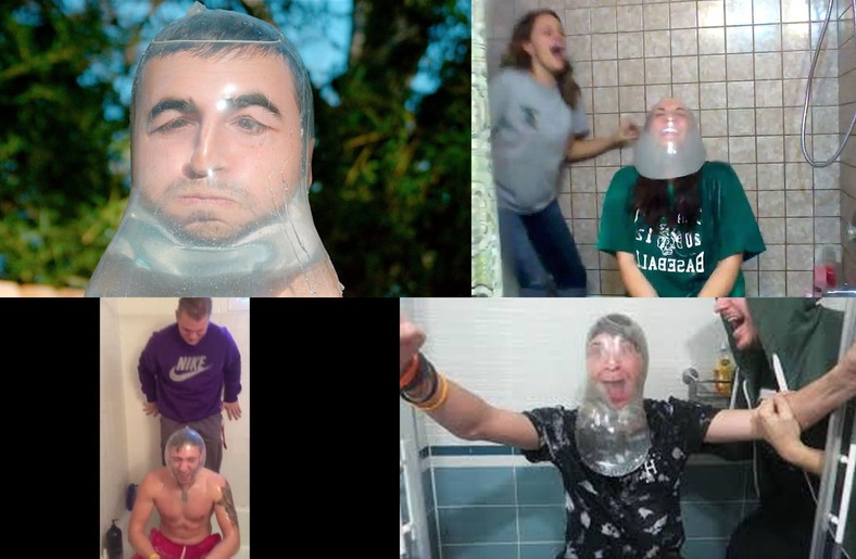 CONDOM CHALLENGE, fot. YouTube