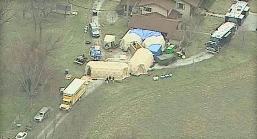 Policijski uviđaj u Milerovoj kući