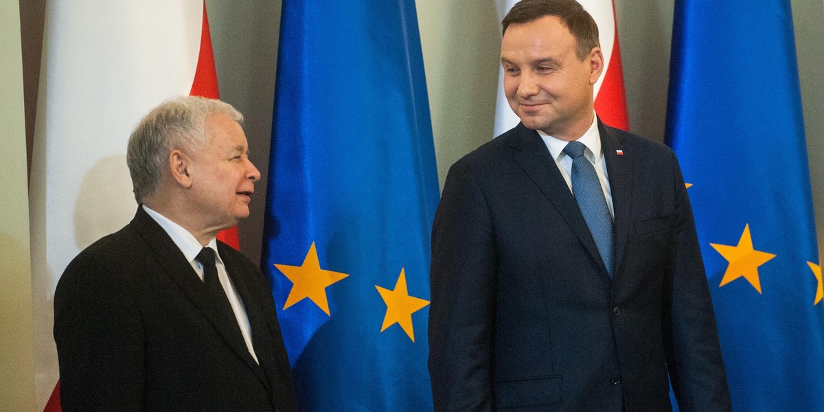 Jarosław Kaczyński i Andrzej Duda