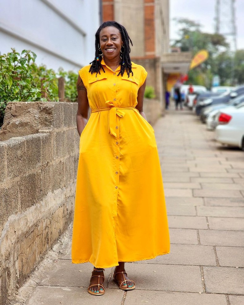 Papa Shirandula actress and Milele FM presenter Jacqueline Nyaminde 'Wilbroda'