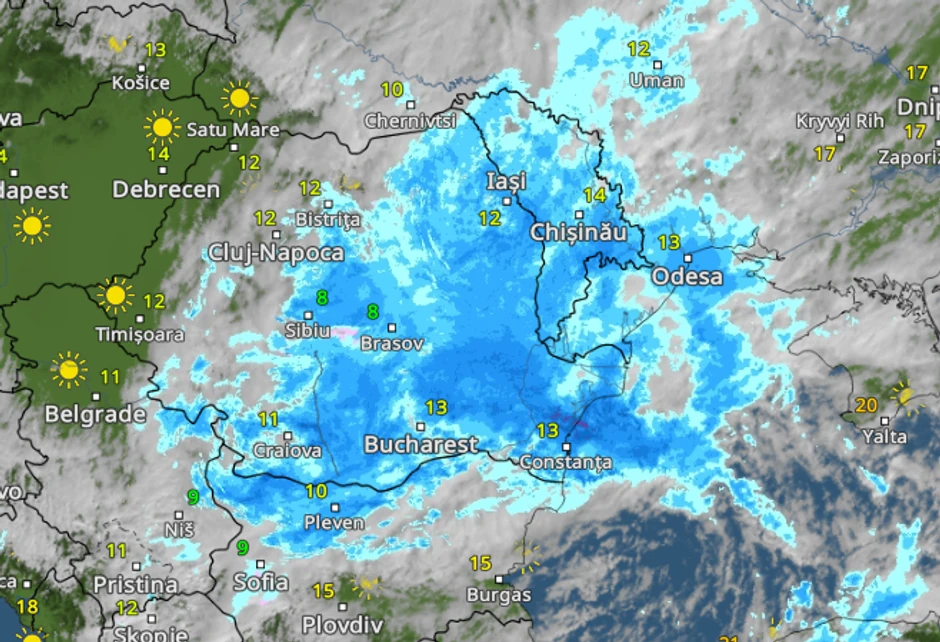 Monstruozna oluja nad Rumunijom