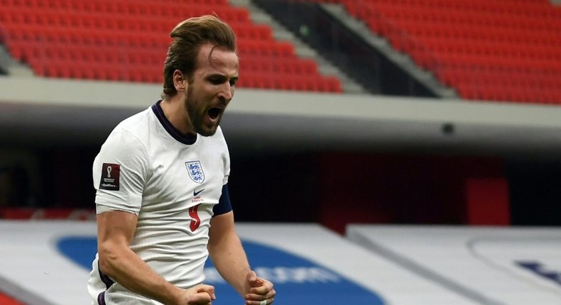 Harry Kane will lead England's attack amid ongoing uncertainty about his future as a Tottenham Hotspur player Creator: OZAN KOSE