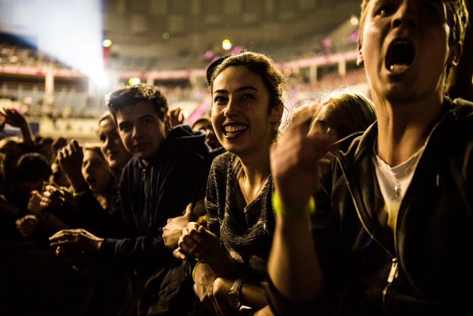 Koncert Green Day w Krakowie - zdjęcia publiczności