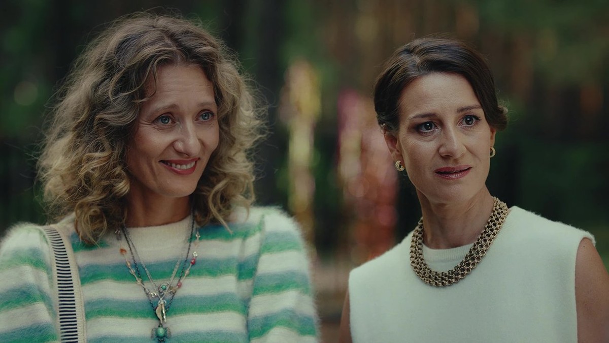 Magdalena Popławska i Maja Ostaszewska w komedii "Teściowie 3"