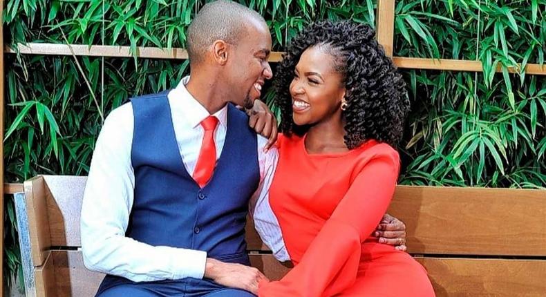 Joyce Omondi’s reaction as Hubbby makes debut on Citizen TV’s News Night