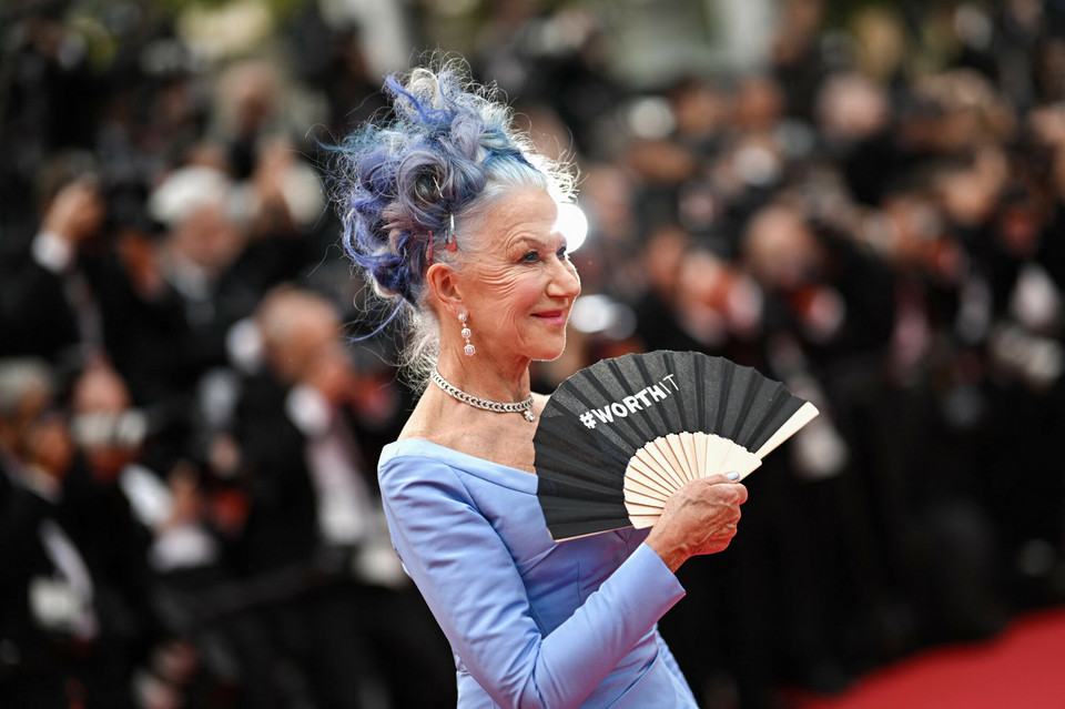 Helen Mirren na ceremonii otwarcia Festiwalu Filmowego w Cannes