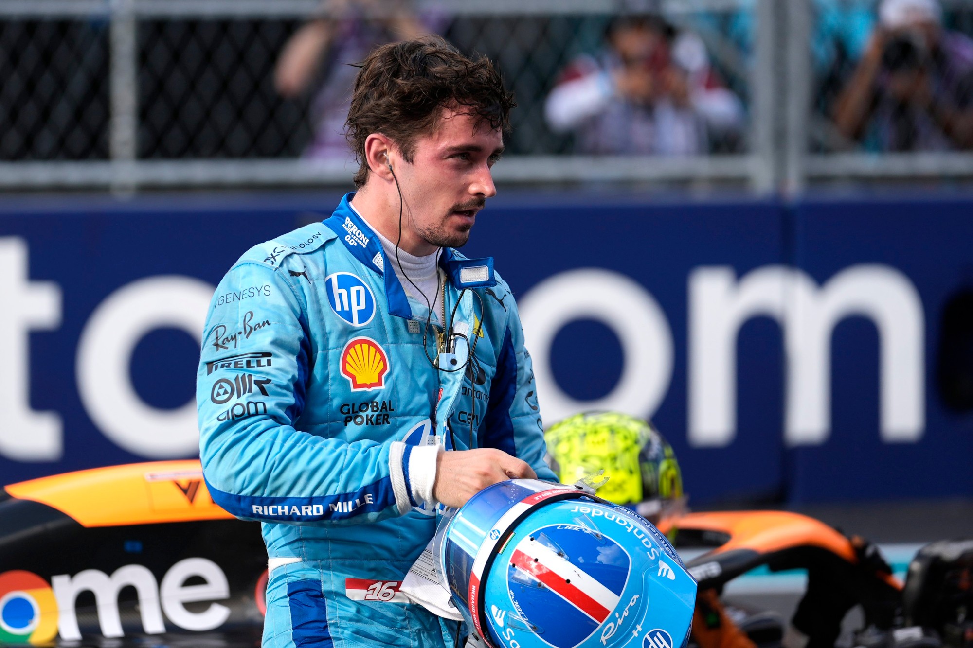 Veľká cena Miami: Monacký pretekár Charles Leclerc (Ferrari).