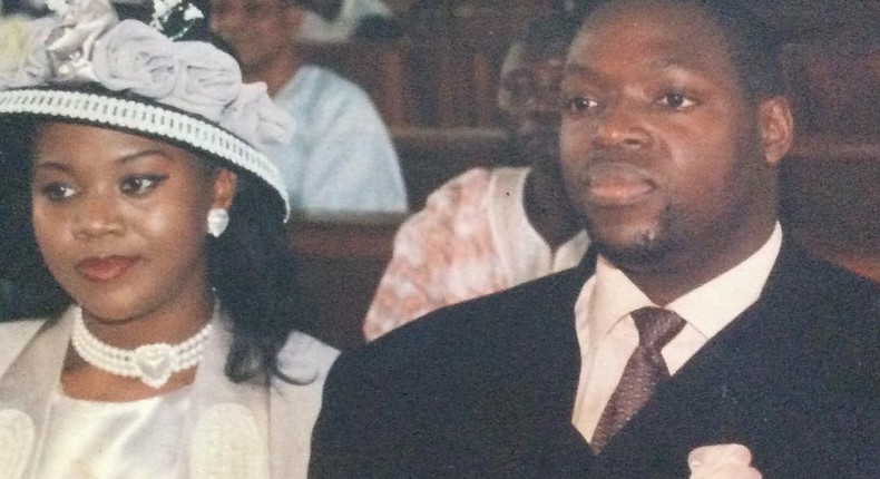 Stella Damasus and late husband, Jaiye Aboderin [KemiFilani]