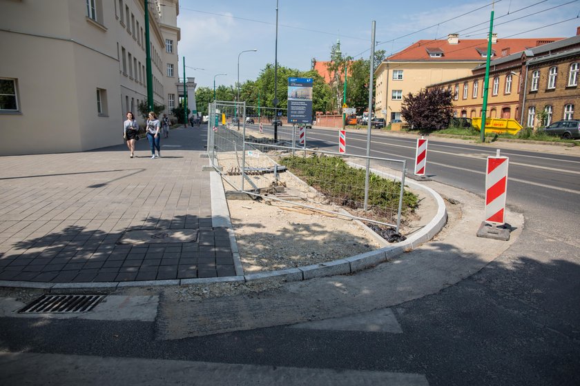 Budują ścieżkę rowerową na ul. Grunwaldzkiej