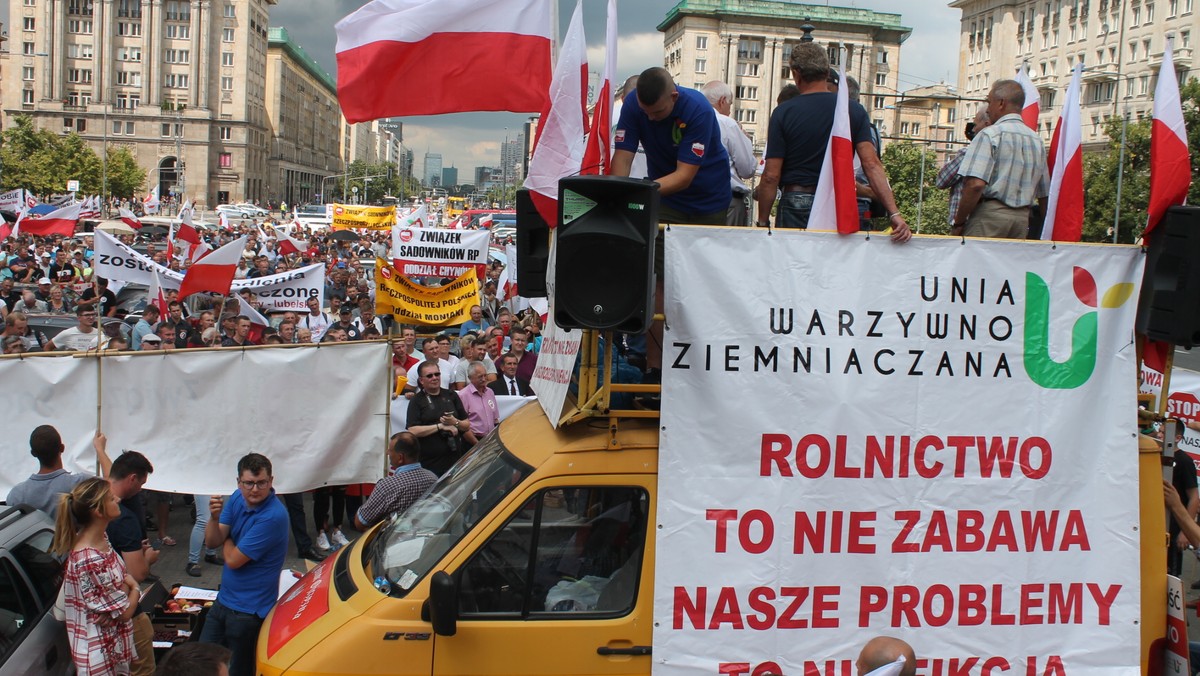 Warszawa: Protest rolników. Zablokują centrum miasta