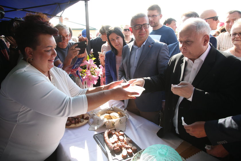 Jarosław Kaczyński na pikniku rodzinnym