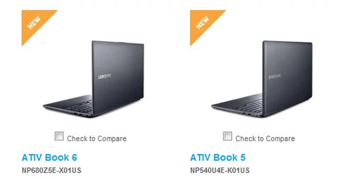 Dwa nowe zaprezentowane wczoraj laptopy Samsunga z Windows to już ATIV Booki