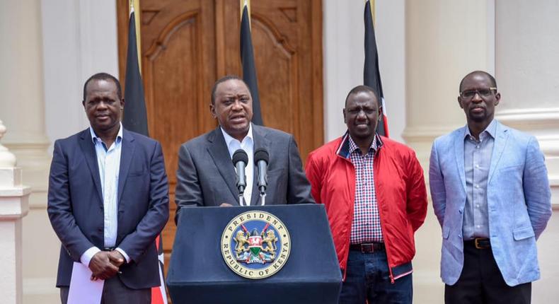 President Uhuru Kenyatta and his deputy William Ruto