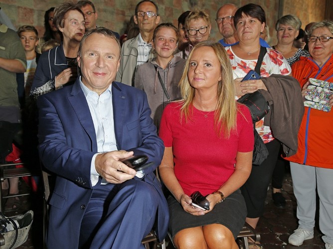 Jacek Kurski i Joanna Klimek