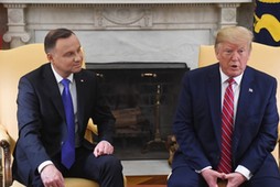 Andrzej Duda Donald Trump Gabinet Owalny