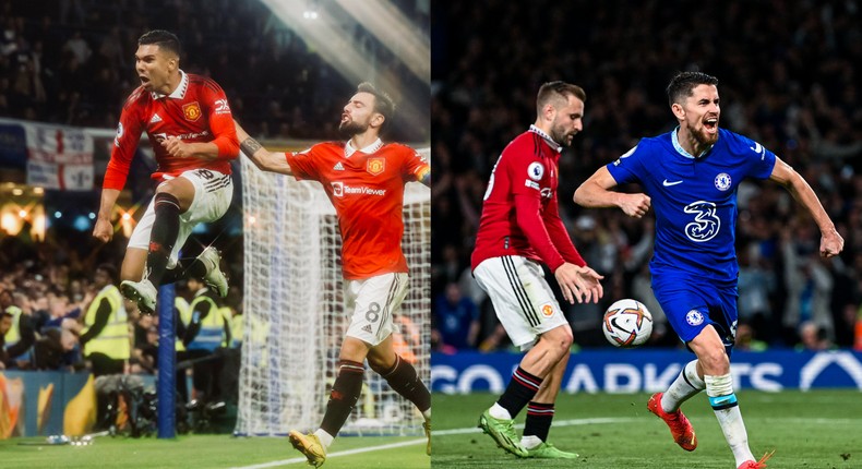 Reactions as Casemiro rescues point for Manchester United against Chelsea