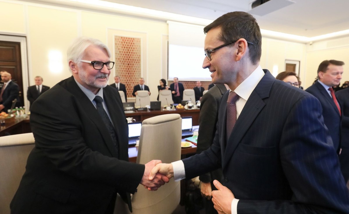 Witold Waszczykowski i Mateusz Morawiecki