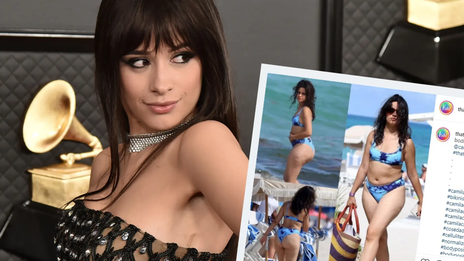 Camila Cabello odsłania niedoskonałe ciało na plaży. Fani są zachwyceni