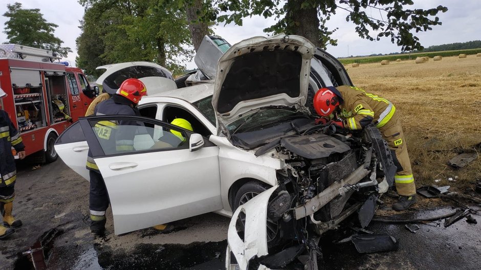 Wypadek w miejscowości Skalmierz