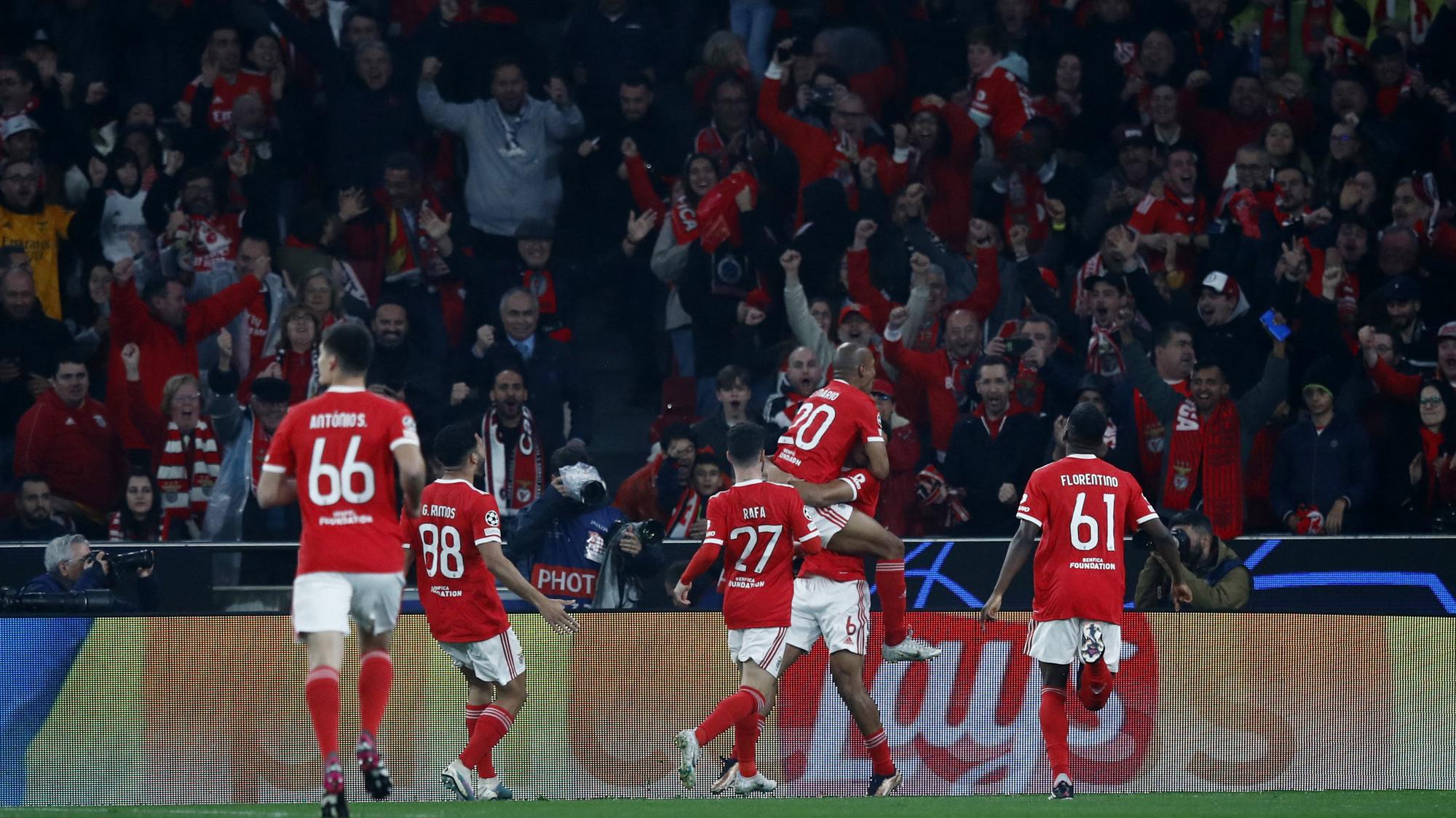 Liga majstrov - osemfinále: Benfica Lisabon - Club Bruggy 5:1 | Šport.sk