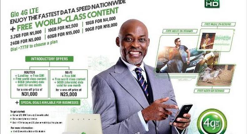 Over 15 thousand subscribers subscribe to Glo’s 4G LTE in 24 hours.