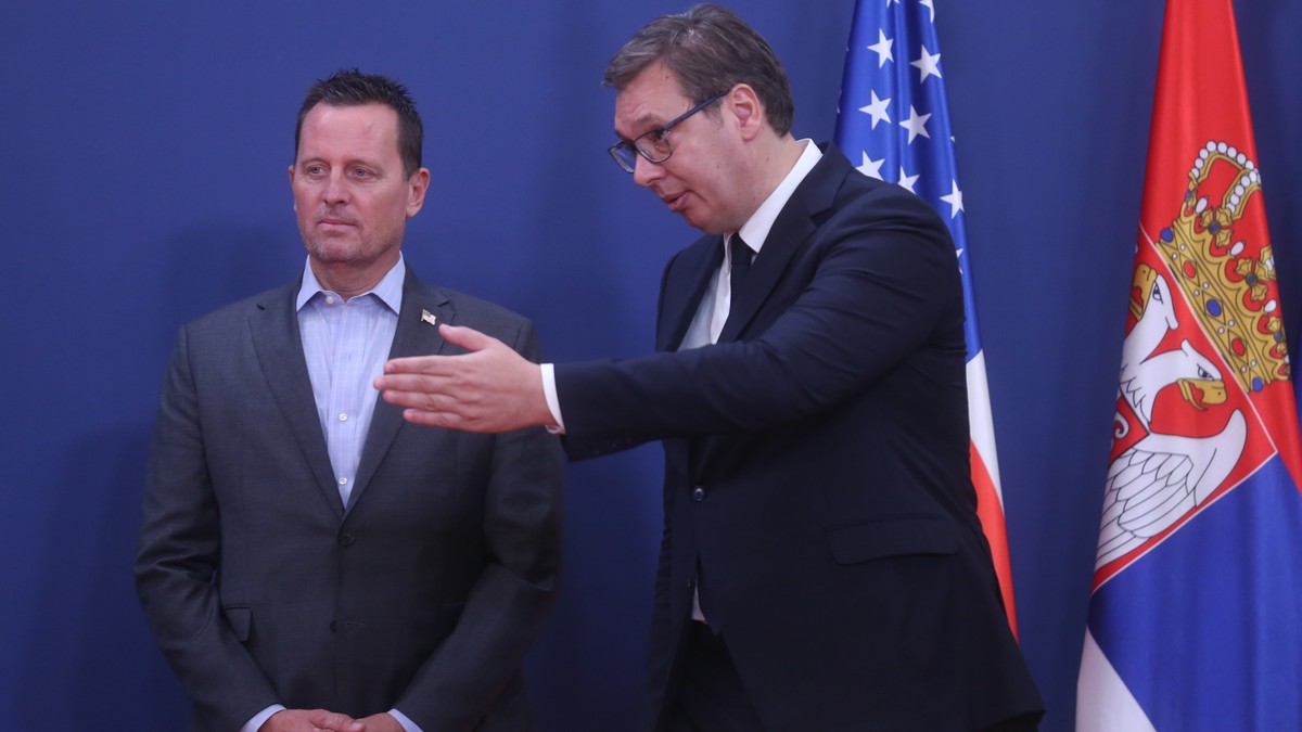 Ričard Grenel i Aleksandar Vučić