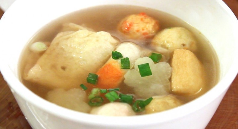 Fish balls stew