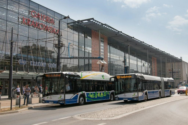Elektryczne autobusy Solaris w Krakowie