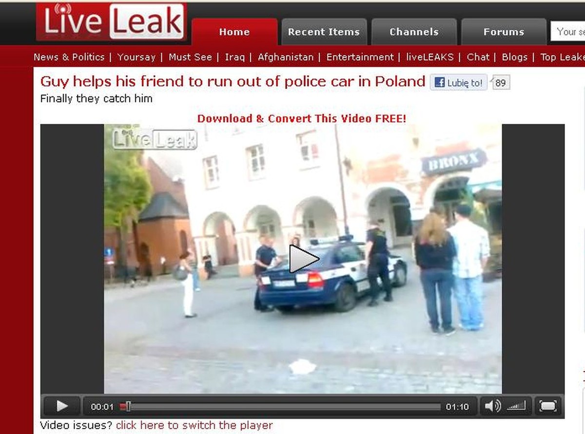Wielka ucieczka z policyjnego radiowozu. W Polsce!