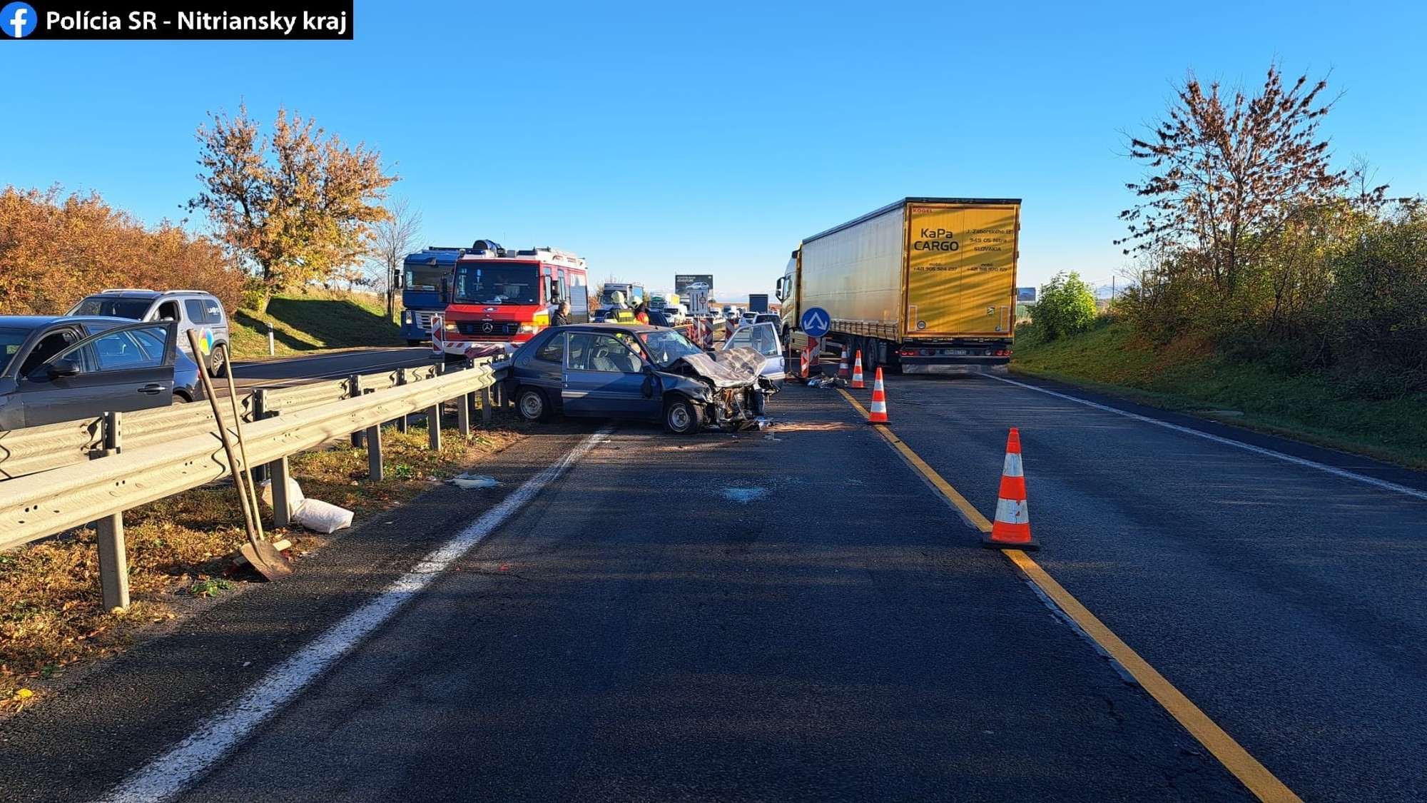 Na R1 došlo k tragickej nehode.