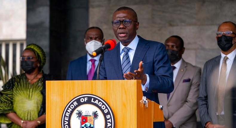 Lagos State governor, Babajide Sanwo-Olu [LASG]