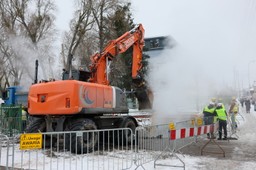 awaria ciepłownicza w warszawie. ponad 500 domów bez ogrzewania